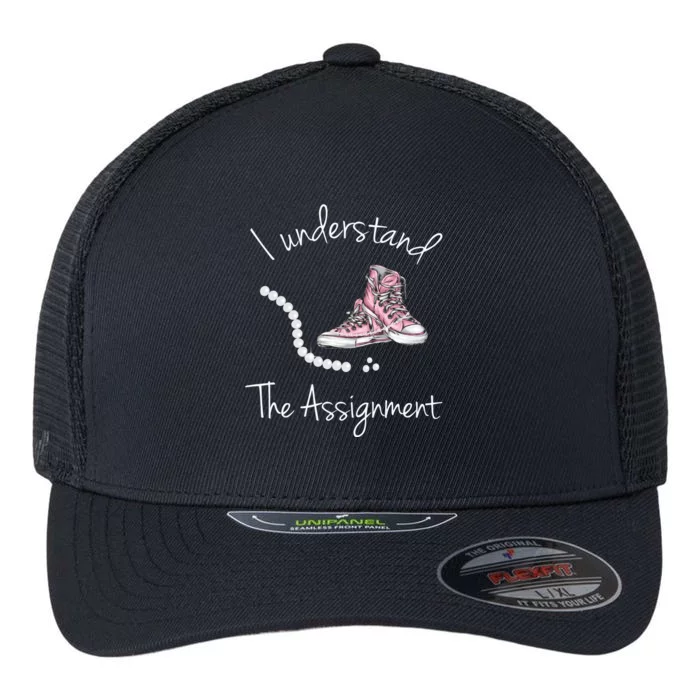 I Understand The Assignment Kamala Harris Sneaker Flexfit Unipanel Trucker Cap