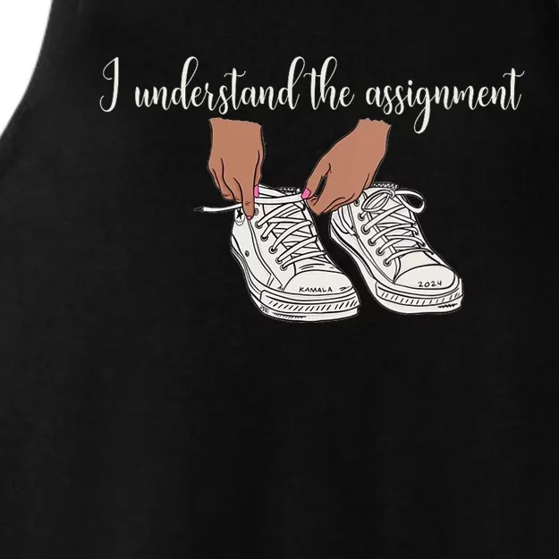 I Understand The Assignment Ladies Tri-Blend Wicking Tank