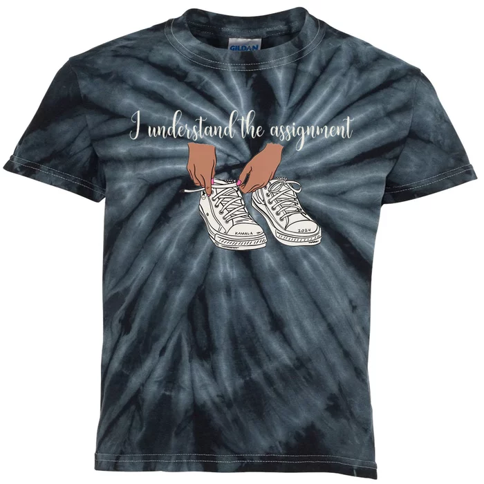 I Understand The Assignment Kids Tie-Dye T-Shirt