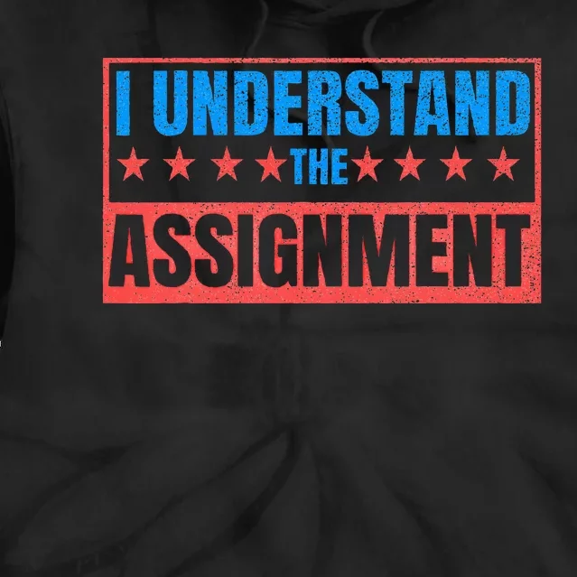 I Understand The Assignment Tie Dye Hoodie