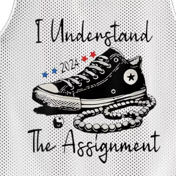 I Understand The Assignment Vote Blue Rally Kamala 2024 Mesh Reversible Basketball Jersey Tank