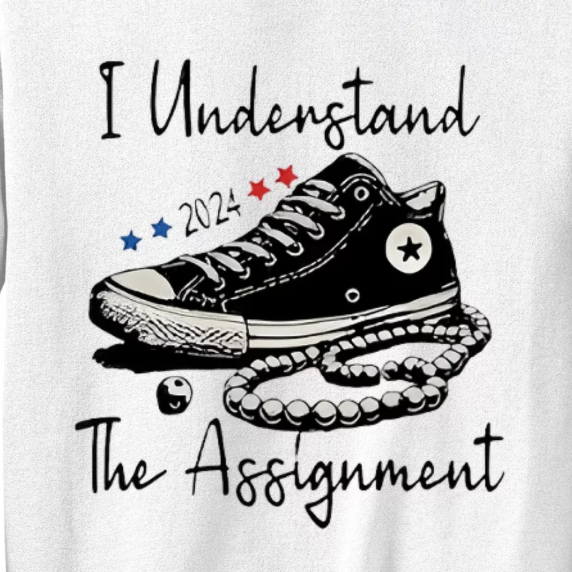 I Understand The Assignment Vote Blue Rally Kamala 2024 Sweatshirt