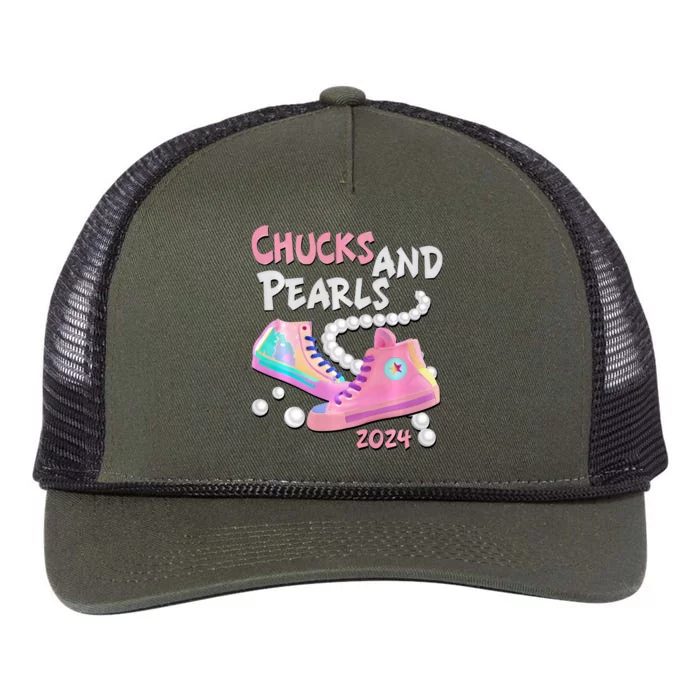 I Understand The Assignment Kamala Chucks Pearl IM With Her Retro Rope Trucker Hat Cap