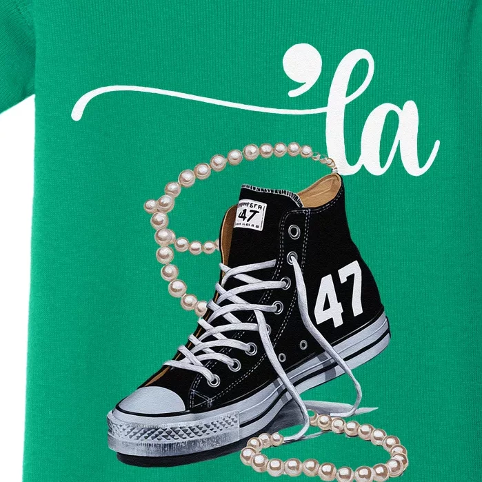 I Understand The Assignment Chucks And Pearls Election 2024 Gift Baby Bodysuit