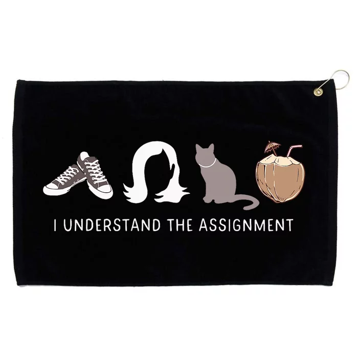 I Understand The Assignment Madam President Kamala Harris Grommeted Golf Towel