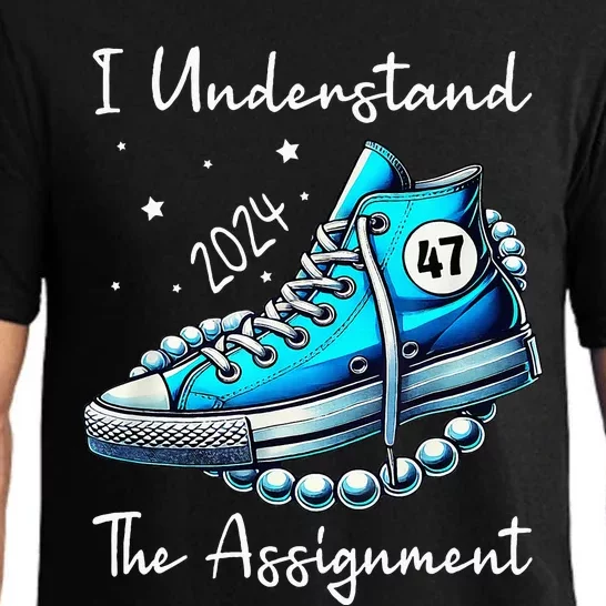 I Understand The Assignment Chucks And Pearls Voting 2024 Pajama Set