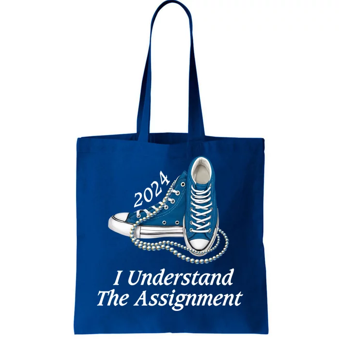 I Understand The Assignt Sneakers And Pearls Kamala 2024 Gift Tote Bag