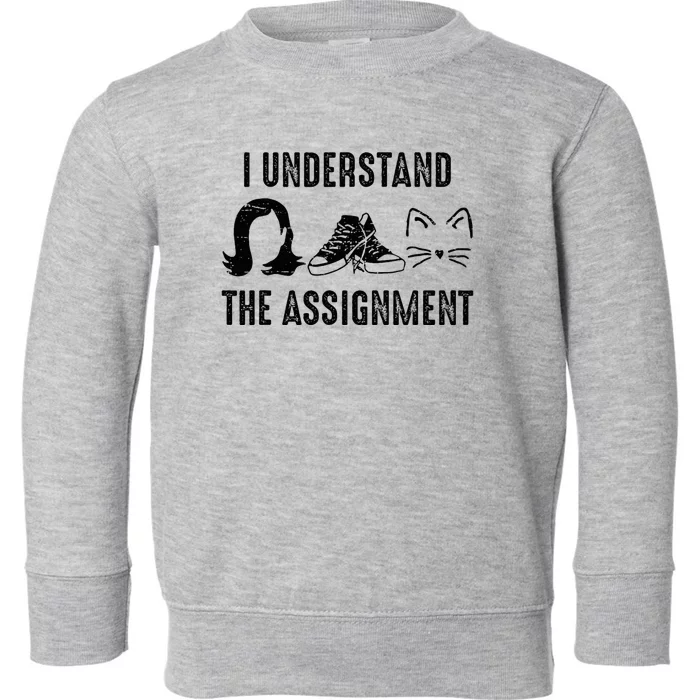 I Understand The Assignment Toddler Sweatshirt