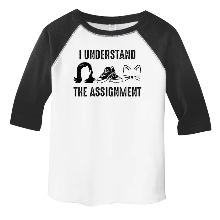 I Understand The Assignment Toddler Fine Jersey T-Shirt