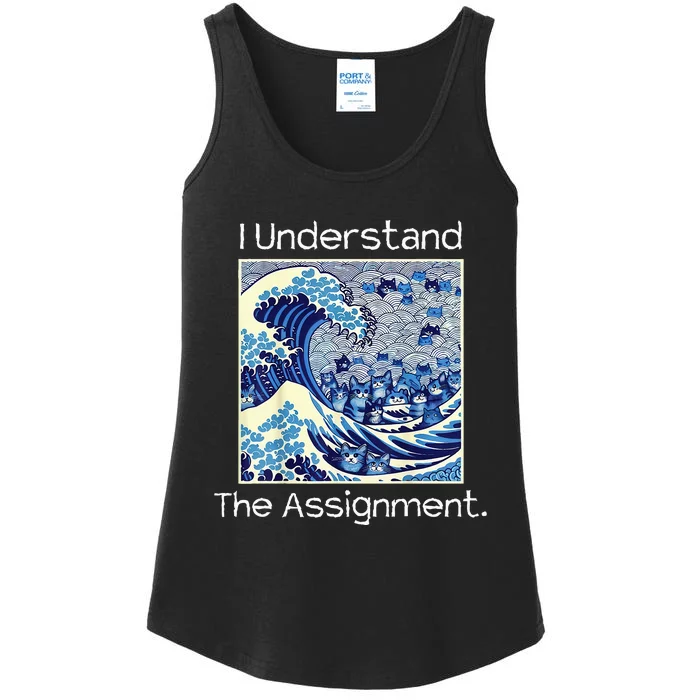 I Understand The Assignment Political Product For Activists Ladies Essential Tank