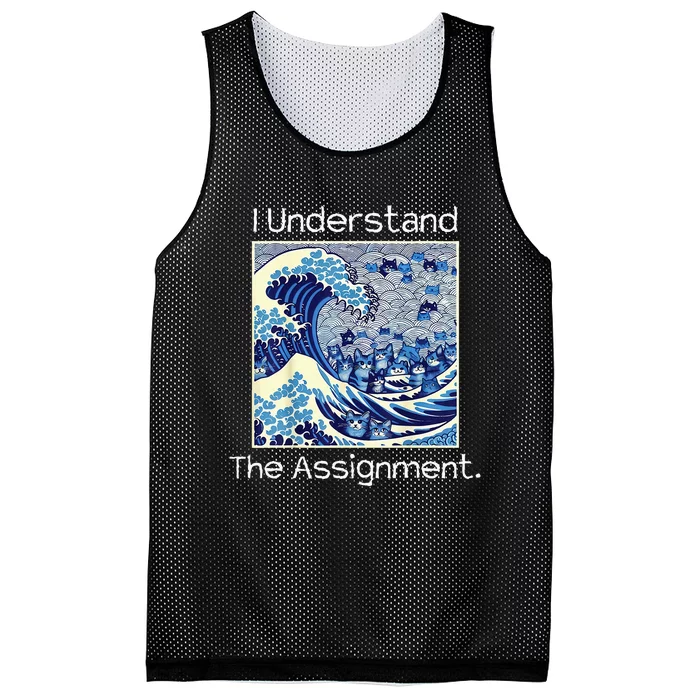 I Understand The Assignment Political Product For Activists Mesh Reversible Basketball Jersey Tank