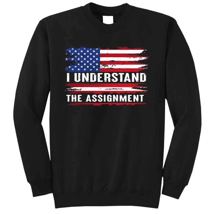 I Understand The Assignment American Flag Saying Sweatshirt