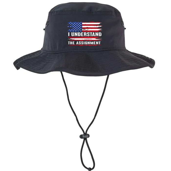 I Understand The Assignment American Flag Saying Legacy Cool Fit Booney Bucket Hat