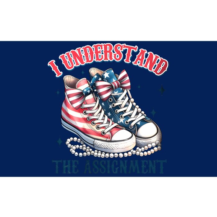 I Understand The Assignment Chucks And Pearls Election 2024 Bumper Sticker