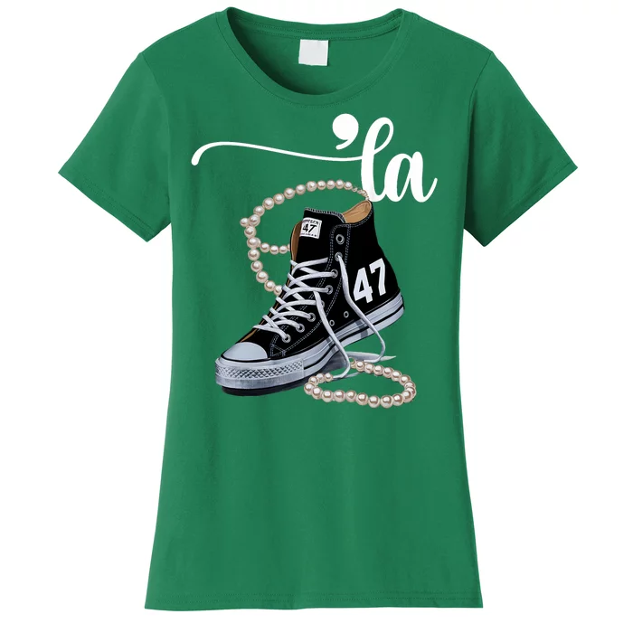 I Understand The Assignment Chucks And Pearls Election 2024 Women's T-Shirt