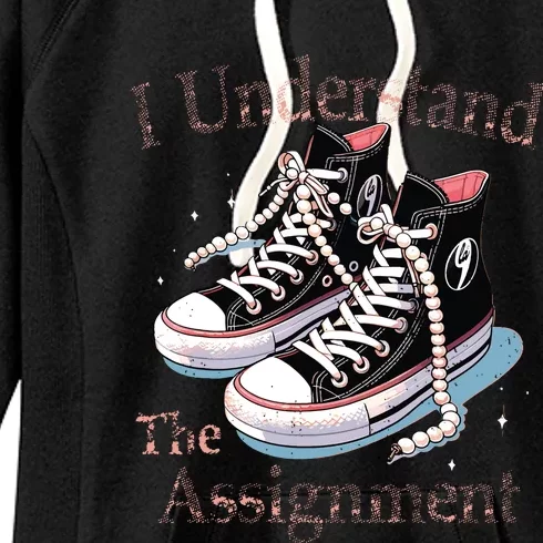 I Understand The Assignment Kamala Harris Madam President Women's Fleece Hoodie