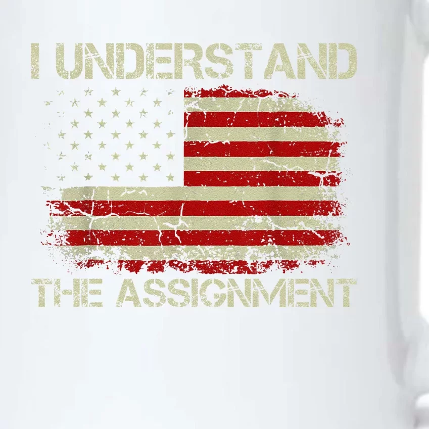 I Understand The Assignment Black Color Changing Mug