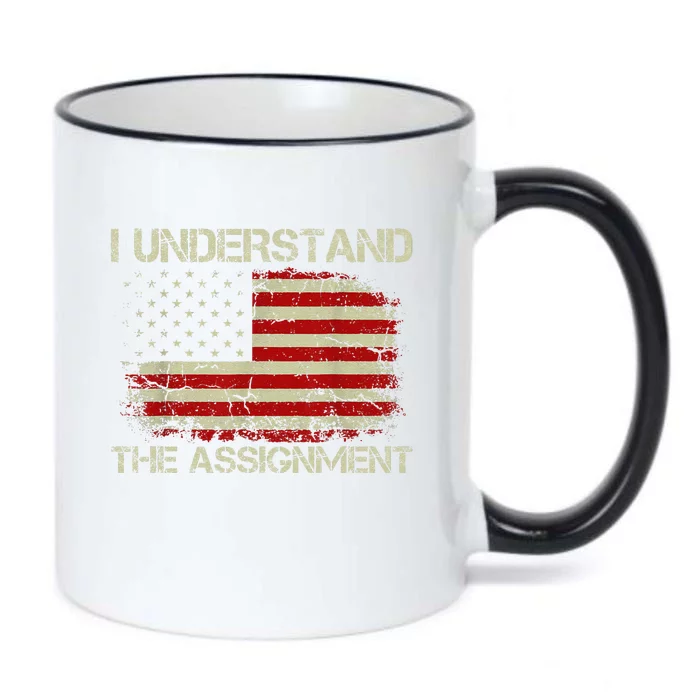 I Understand The Assignment Black Color Changing Mug