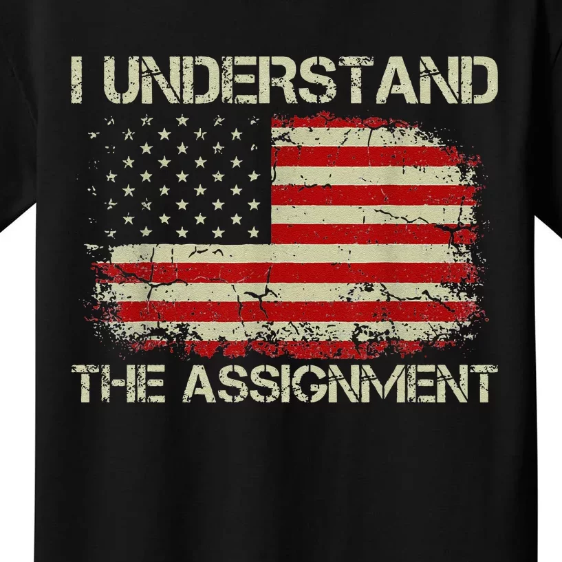 I Understand The Assignment Kids T-Shirt