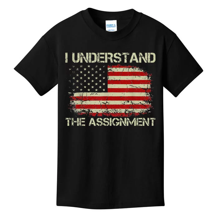 I Understand The Assignment Kids T-Shirt