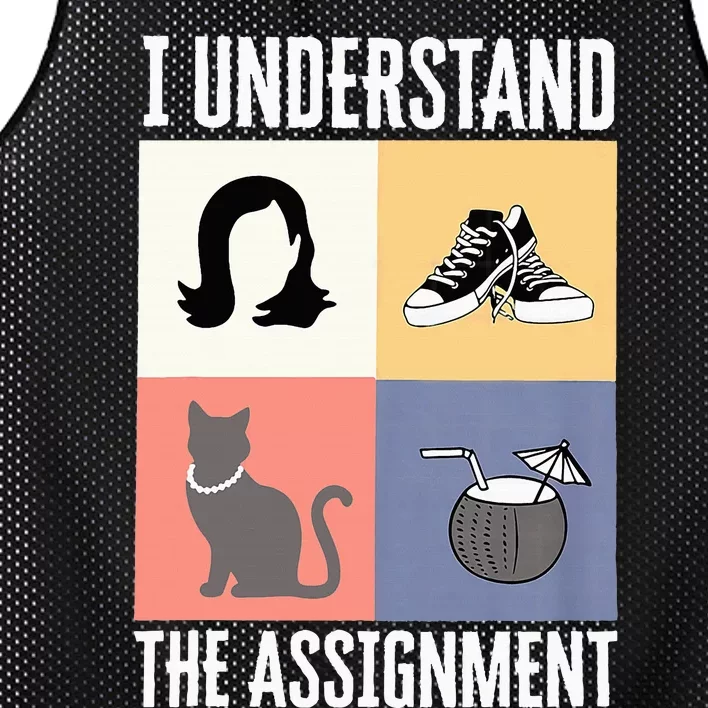 I Understand The Assignment Chucks And Pearls Election 2024 Mesh Reversible Basketball Jersey Tank