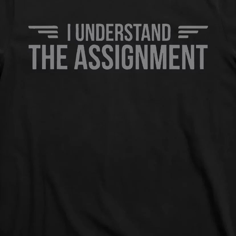 I Understand The Assignment New Memes T-Shirt