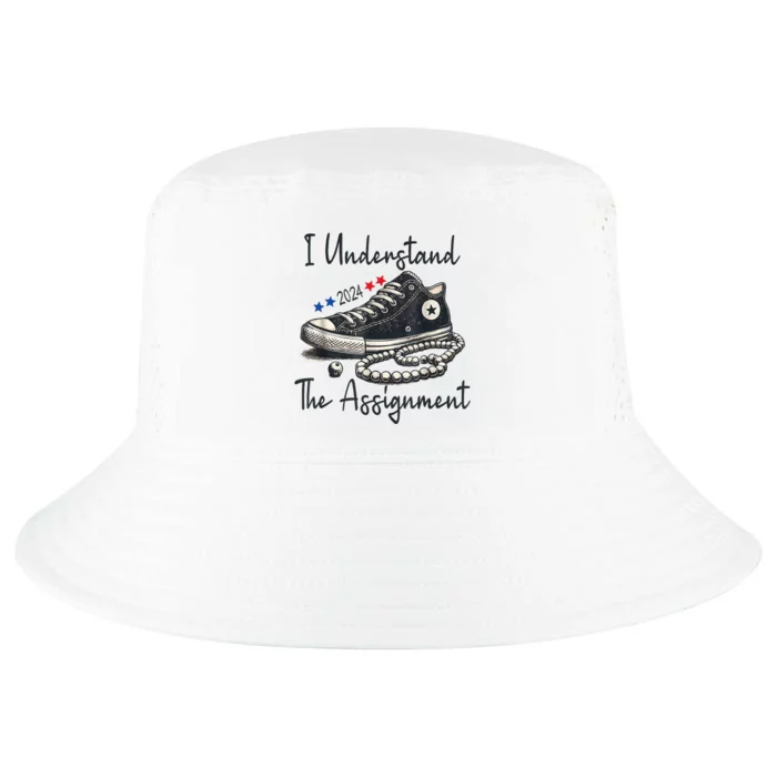 I Understand The Assignment Chucks And Pearls Election 2024 Cool Comfort Performance Bucket Hat