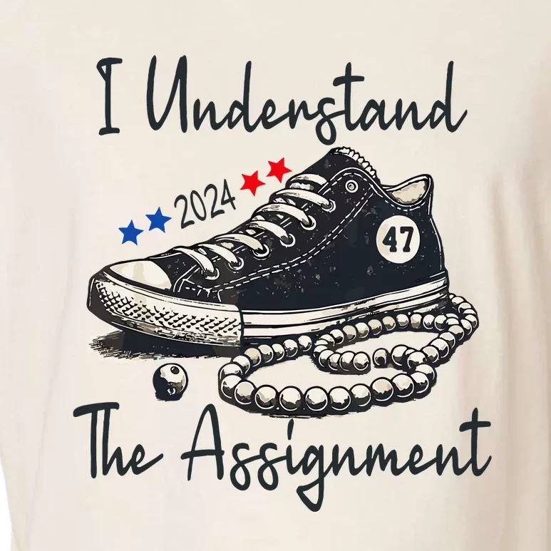 I Understand The Assignment 2024 Garment-Dyed Women's Muscle Tee