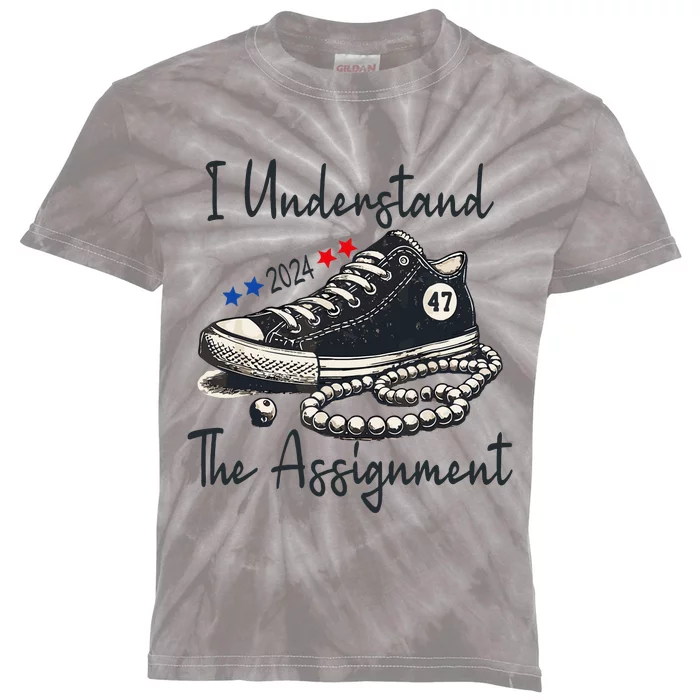 I Understand The Assignment 2024 Kids Tie-Dye T-Shirt