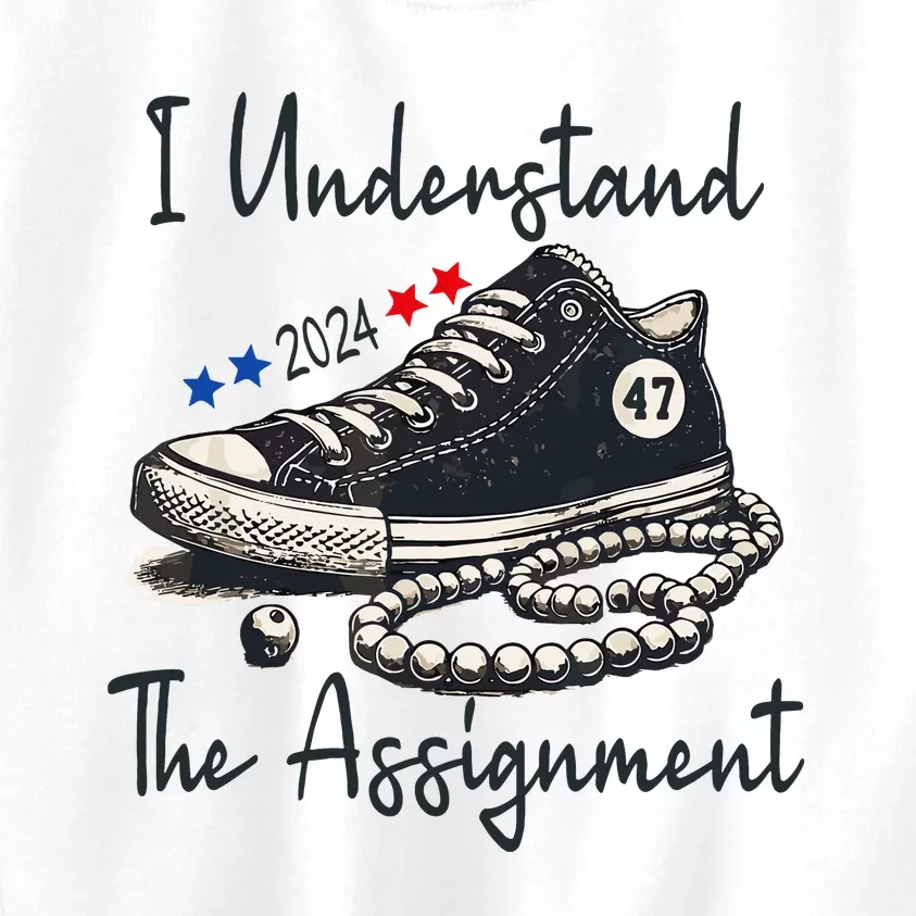 I Understand The Assignment 2024 Kids Sweatshirt