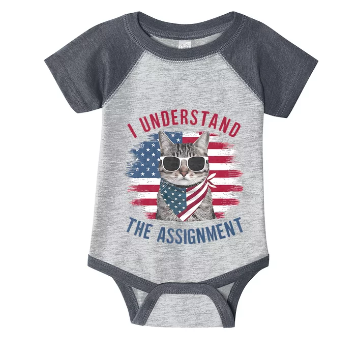 I Understand The Assignment Cat Childless Cat Lady Infant Baby Jersey Bodysuit