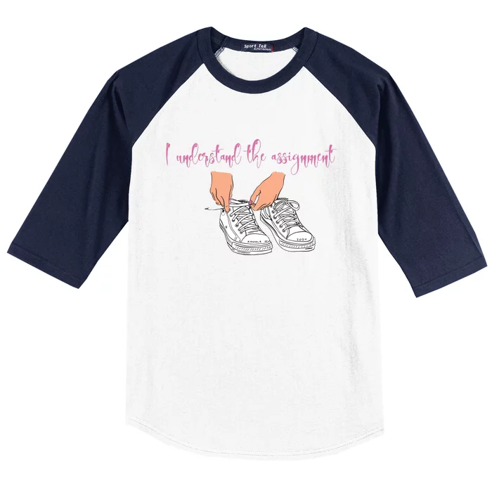 I Understand The Assignment Baseball Sleeve Shirt