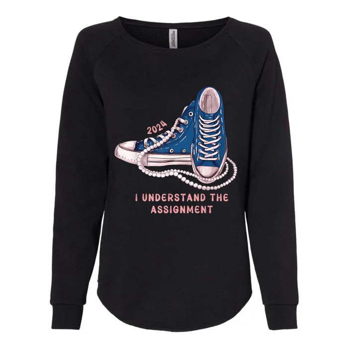 I Understand The Assignment Vote Blue Election 2024 Kamala Harris 2024 Womens California Wash Sweatshirt