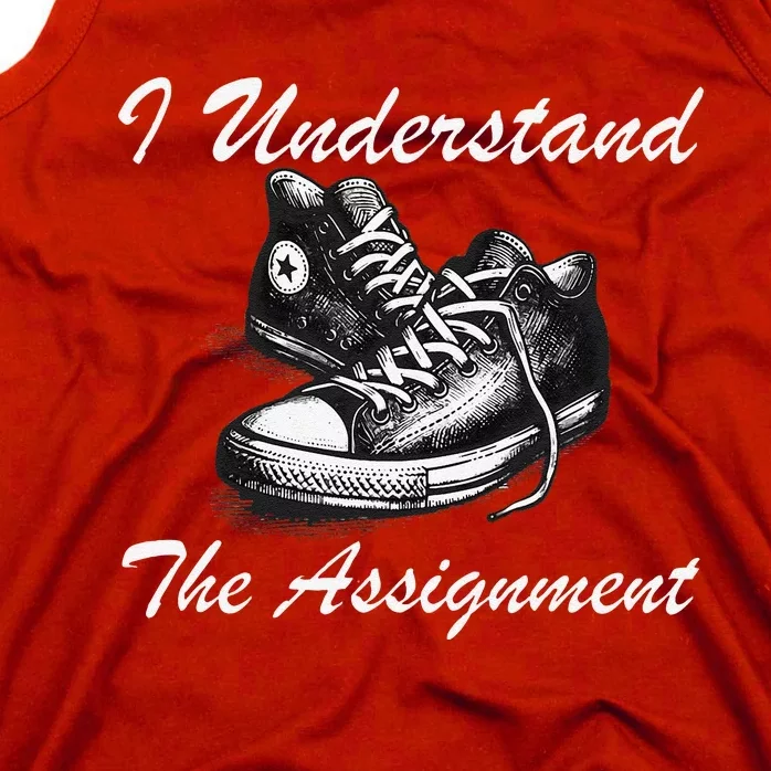 I Understand The Assignment Vote Blue Election 2024 Tank Top