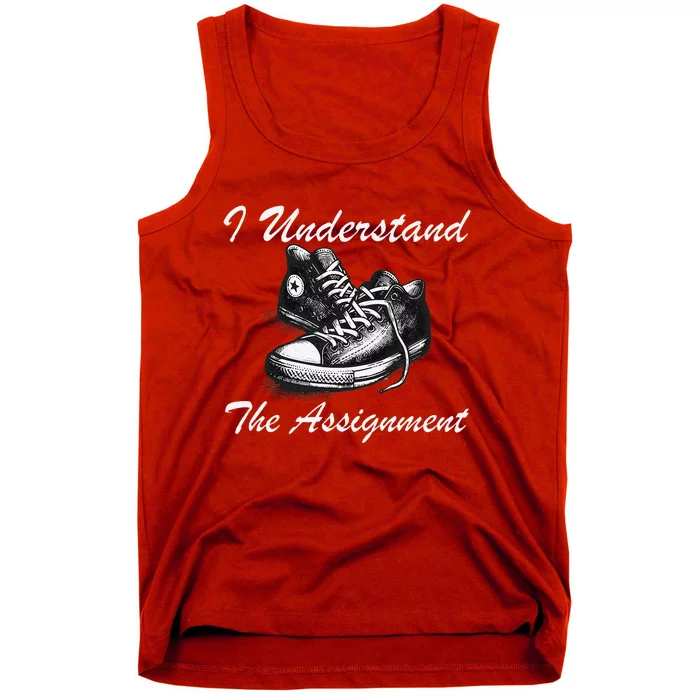 I Understand The Assignment Vote Blue Election 2024 Tank Top