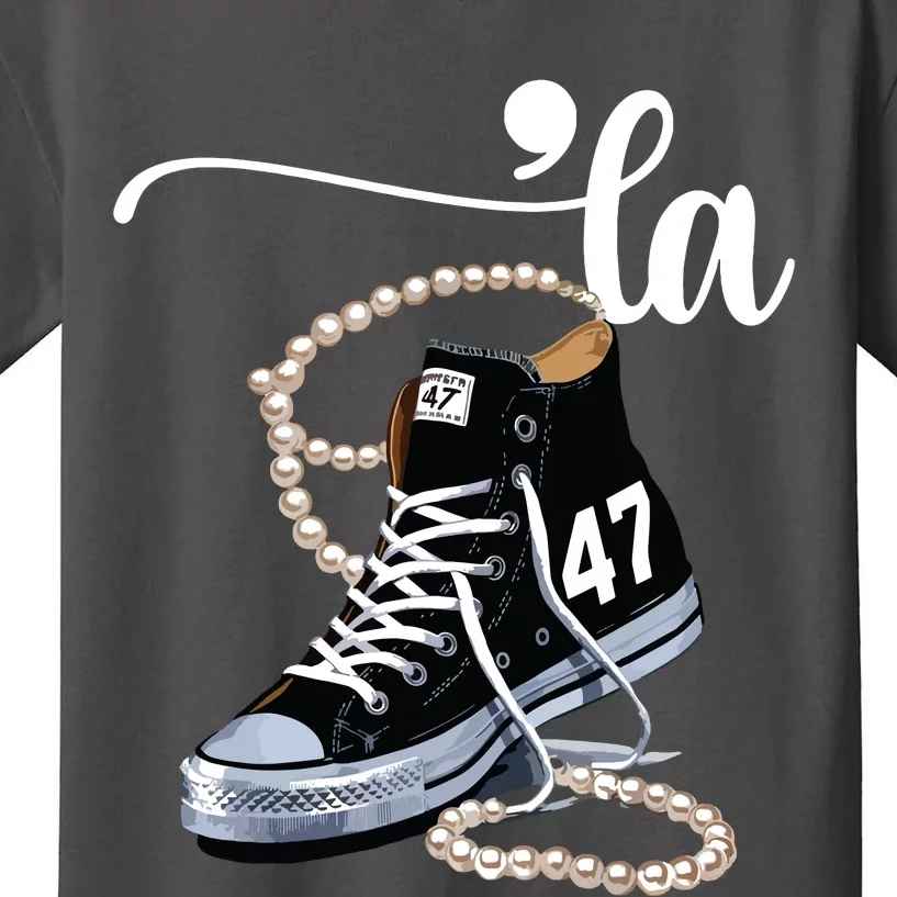 I Understand The Assignment Chucks And Pearls Election 2024 Kids T-Shirt