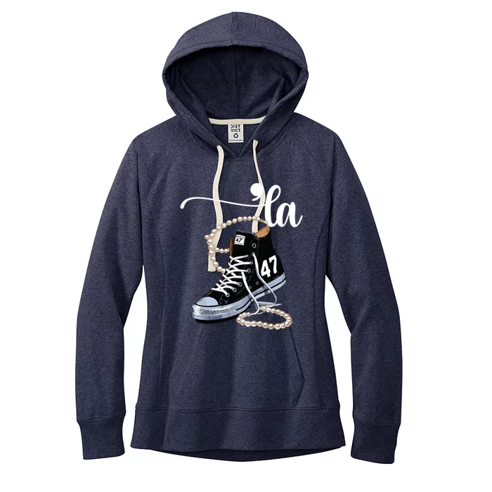 I Understand The Assignment Chucks And Pearls Election 2024 Women's Fleece Hoodie