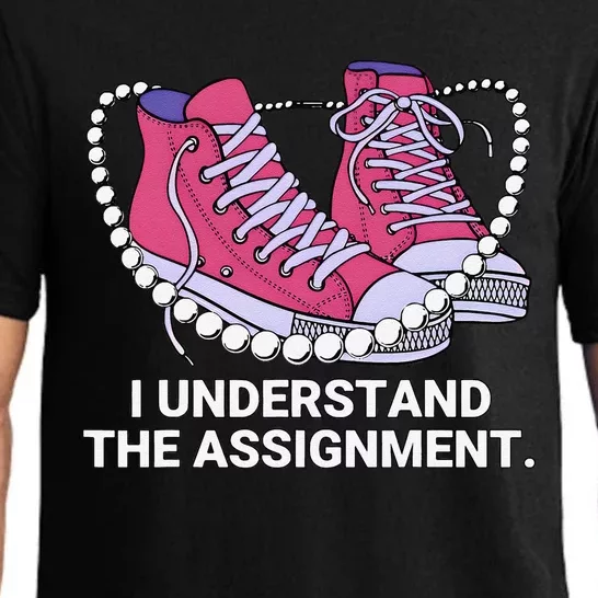 I Understand The Assignment Chucks And Pearls Election 2024 Gift Pajama Set