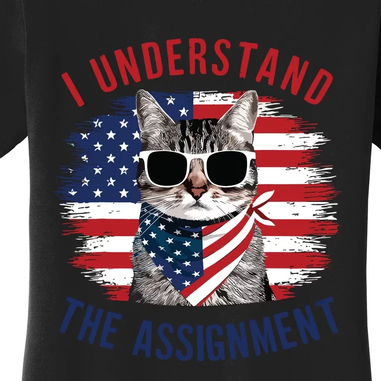 I Understand The Assignment Cat Childless Cat Lady Women's T-Shirt