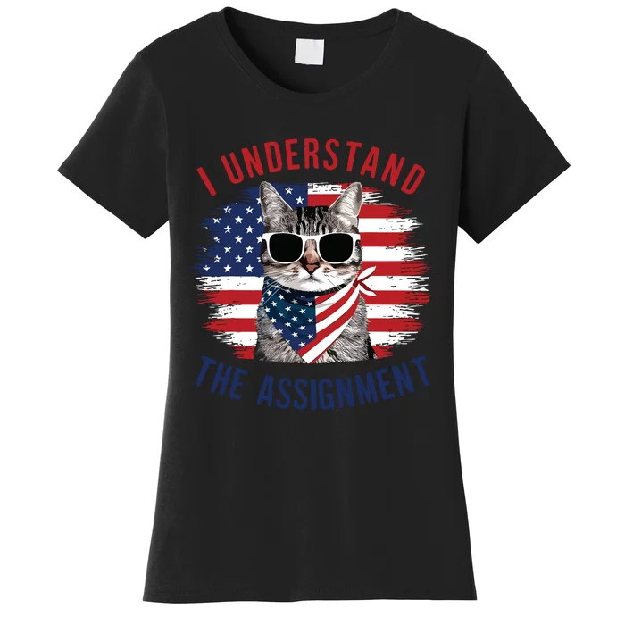 I Understand The Assignment Cat Childless Cat Lady Women's T-Shirt