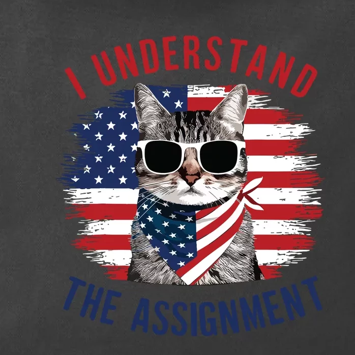 I Understand The Assignment Cat Childless Cat Lady Zip Tote Bag