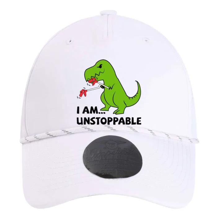 I'M UNSTOPPABLE T-Rex Dinosaur Funny Cute Trendy Performance The Dyno Cap