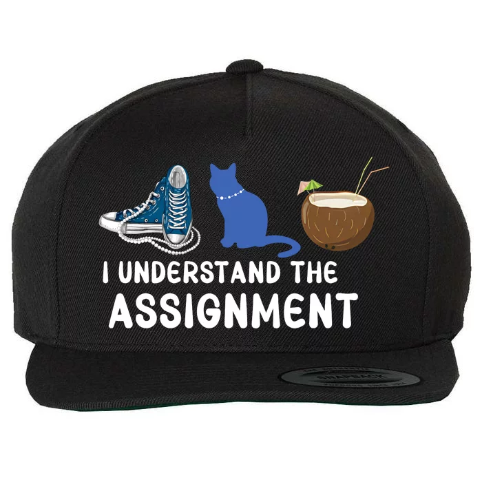 I Understand The Assignment Kamala Harris 2024 Wool Snapback Cap