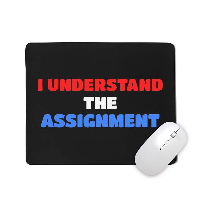 I Understand The Assignment Vote 2024 Democracy Mousepad