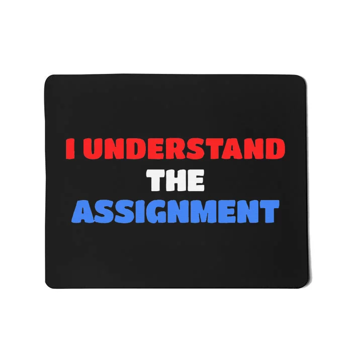 I Understand The Assignment Vote 2024 Democracy Mousepad