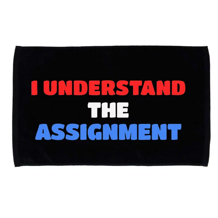 I Understand The Assignment Vote 2024 Democracy Microfiber Hand Towel