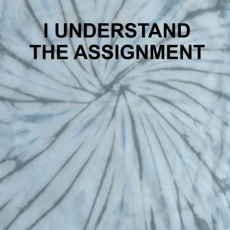 I Understand The Assignment Tie-Dye T-Shirt