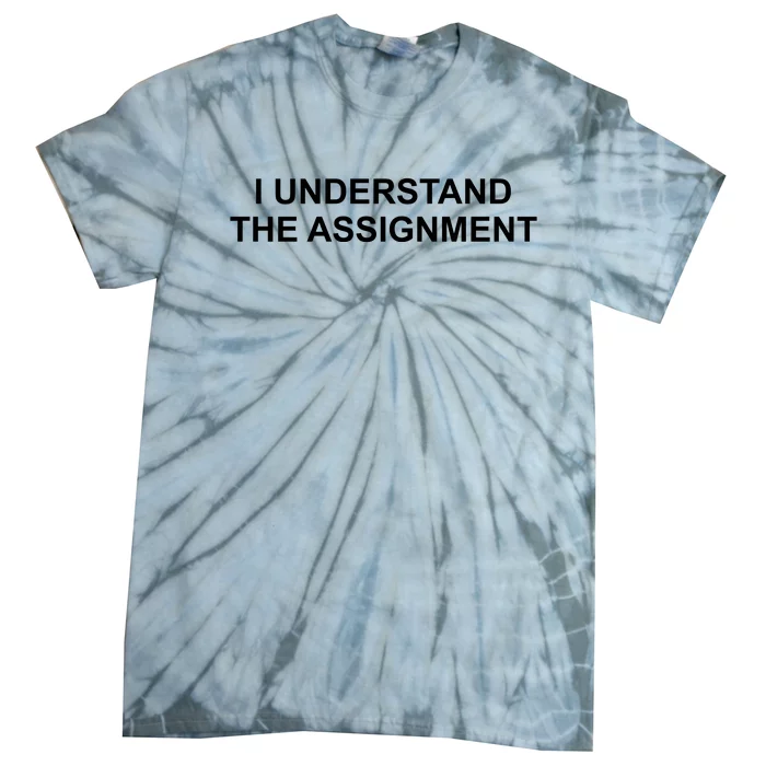 I Understand The Assignment Tie-Dye T-Shirt