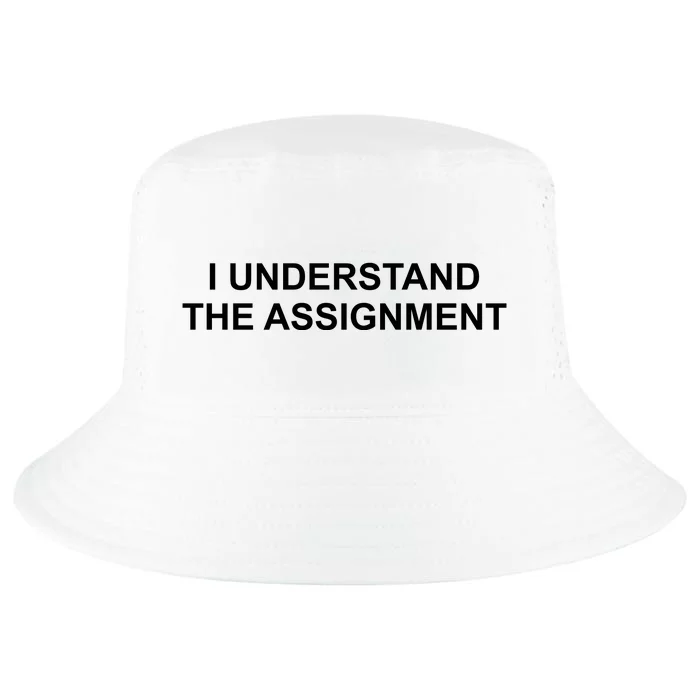 I Understand The Assignment Cool Comfort Performance Bucket Hat