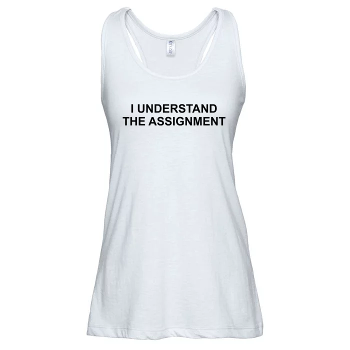 I Understand The Assignment Ladies Essential Flowy Tank